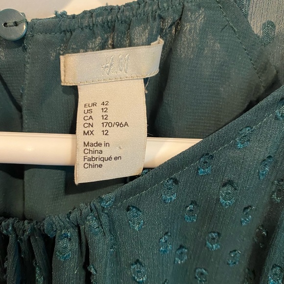 Size 12 green dress H&M - Picture 2 of 4